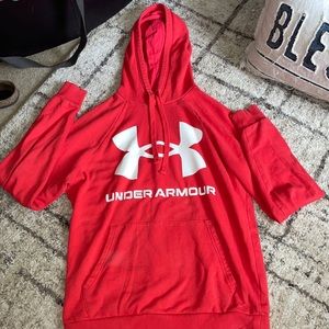 Red Under Armour Sweatshirt
